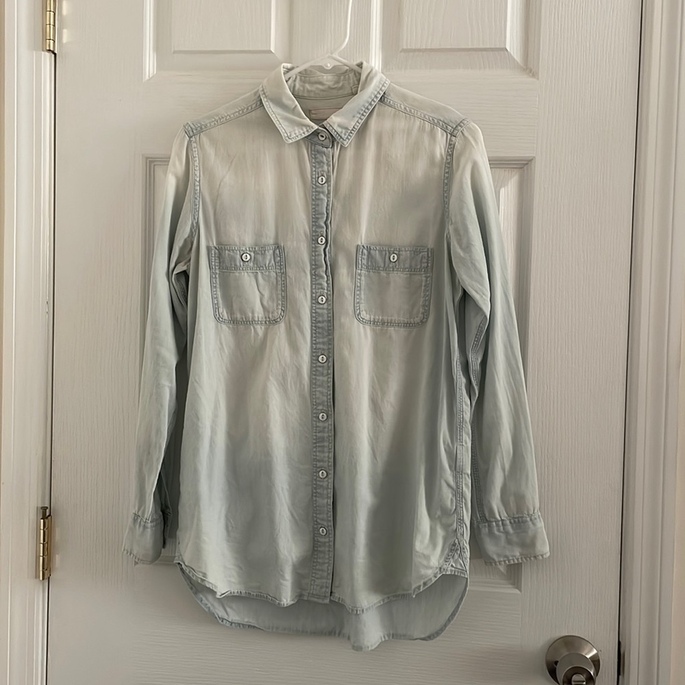 Uniqlo 100% cotton long sleeve shirt